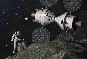 Высадка астронавтов на астероид