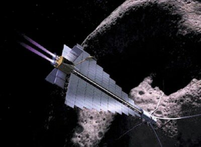 Буксировка астероида с целью изменения орбиты