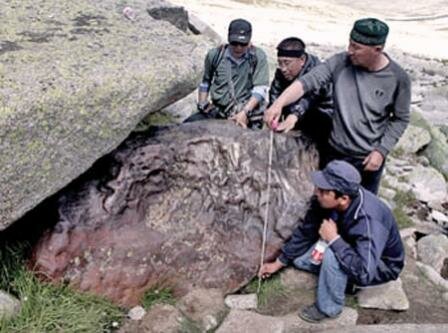 Находка метеорита в Китае