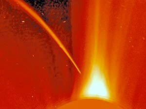 Комета Лавджой, вероятно, сгорит в атмосфере Солнца