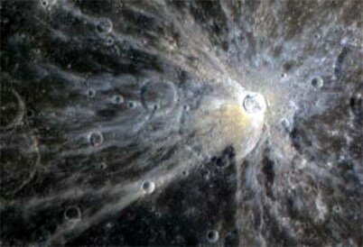 Кратер Мена на Меркурии - источник метеоритов на Земле