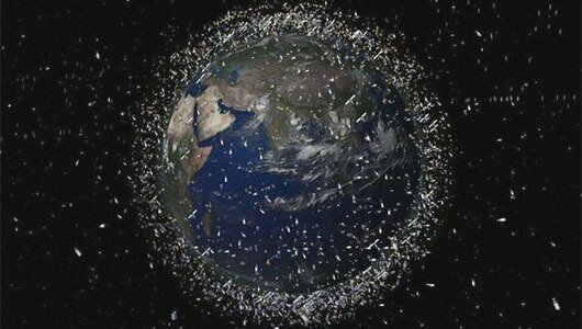 Космический мусор на орбите Земли