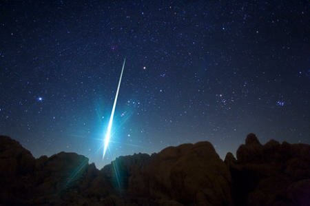 Как происходит падение метеоритов на Землю