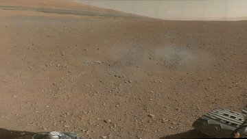 Первая цветная панорама с Марсохода «Curiosity».